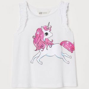 unicorn printed top