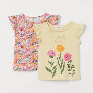 2- pack floral tops set
