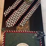 Black & White Zigzag Printed Runner