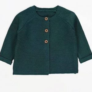 Green Knitted Cardigan