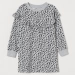 Flounced sweatshirt  dress