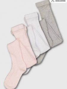 neutral colored 3 pack tights/leggings