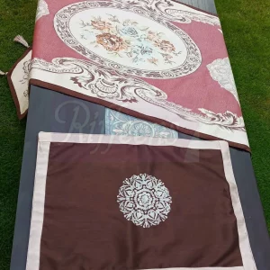 Copper Maroon Screen Printed Mat