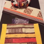 Autumn Themed Screen Printed Runner With Multi Border
