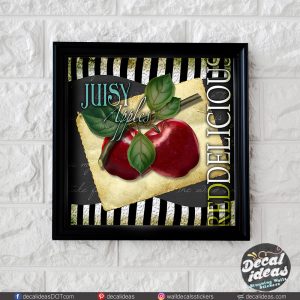Apples Art print with frame