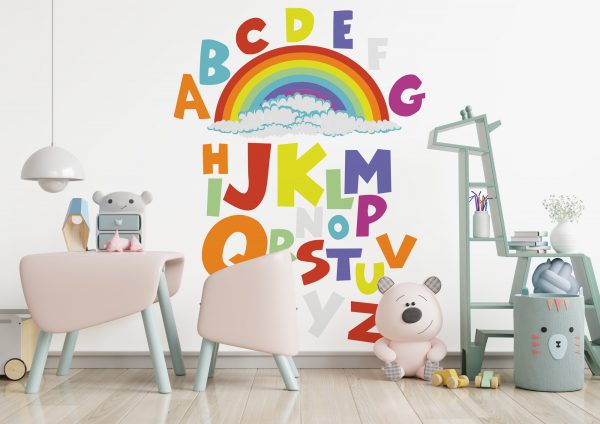 alphabets wall stickers