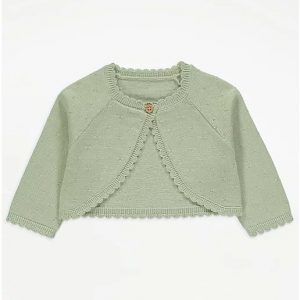 Green Knitted Shrug