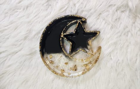 Resin Moon Platter