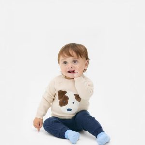 Ribbed Knit Top and Trousers Set