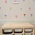 Boho Flowers Peel and Stick Decals | pastel color boho flowers