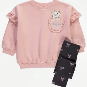 Disney Marie Bonjour Sweatshirt and Bow Tights Outfit