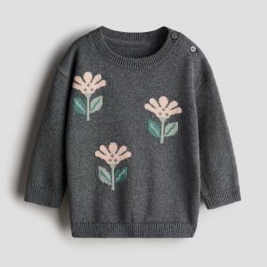 Jacquard-Knit Jumper