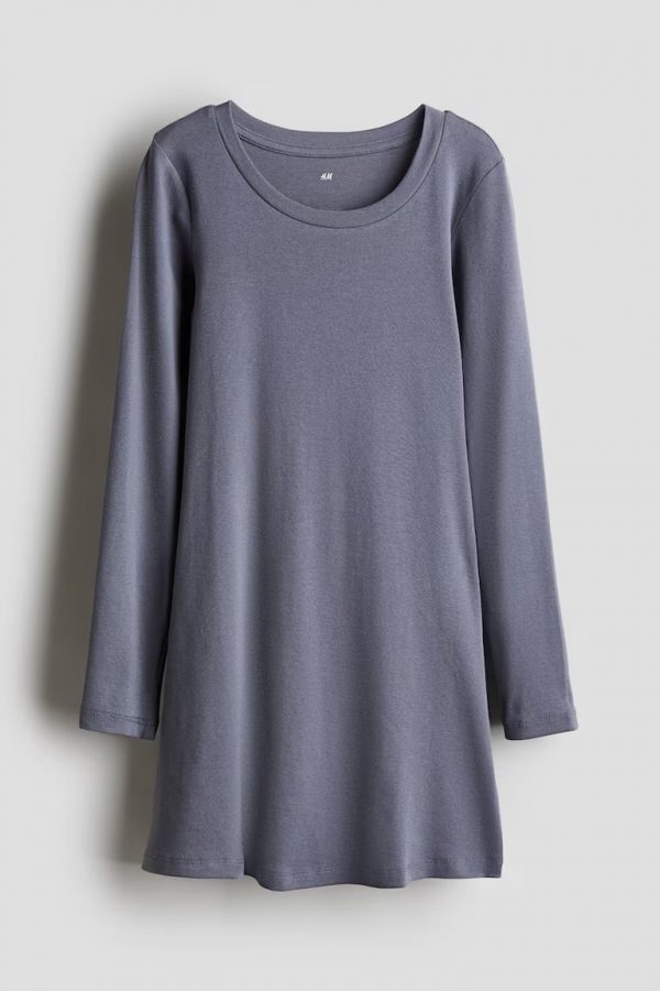 Long-Sleeved Jersey Dress