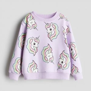 Unicorn Sweatshirt - Lilac