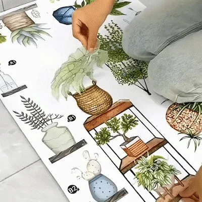 Potted Plants Wall Stickers