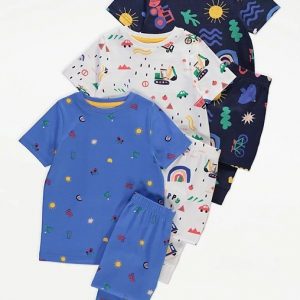 Blue Fun Vehicles Pyjamas 3 Pack