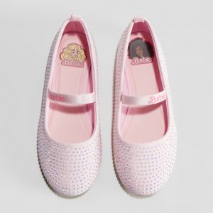 Glittery Ballet Pumps - Light pink