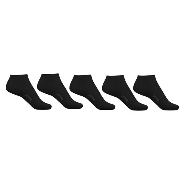 Slazenger 5 pk Trainers Socks - Black