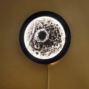 Textured Moon Wall lamp