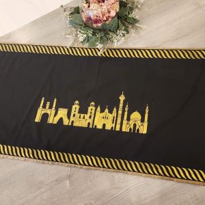 Screen Printed Islamic Architecture Table Runner