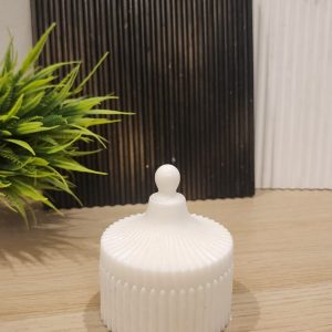 Resin Trinket Box - White