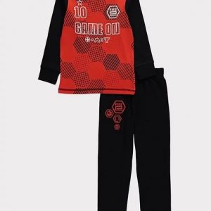 FIFAe Game On Red Long Sleeve Pyjamas