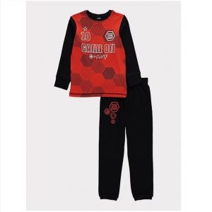 FIFAe Game On Red Long Sleeve Pyjamas