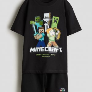 2-Pc Printed Set/Minecraft
