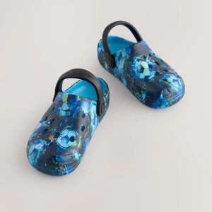 Blue Football Clogs