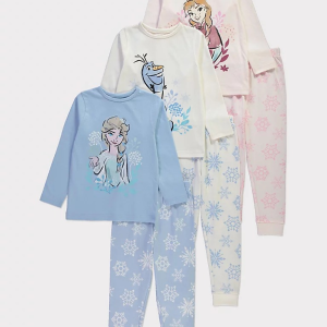 Disney Frozen Long Sleeve Pyjamas 3 Pack