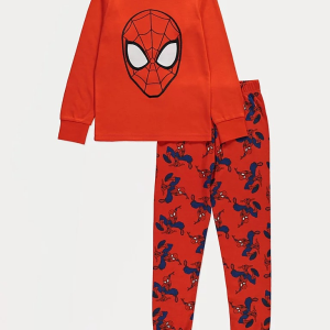 Marvel Spider-Man Red Long Sleeve Pyjamas
